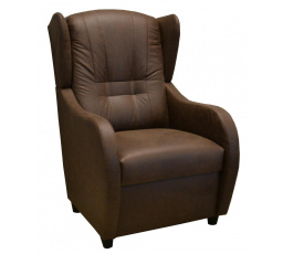 Relaxačné kreslo René tmavohnedé
