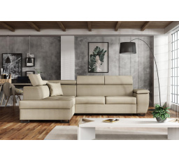 Rohová sedacia súprava Wiliam L béžová