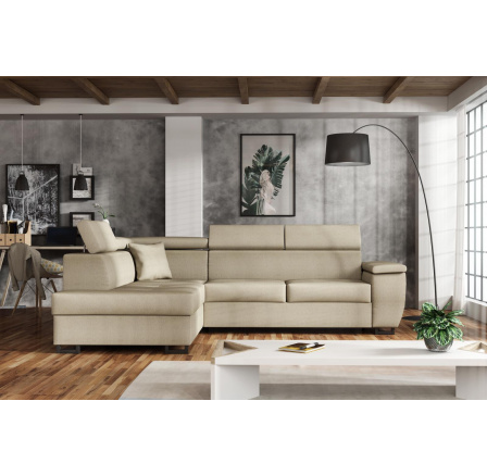Rohová sedacia súprava Wiliam L béžová