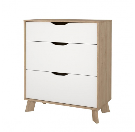 Komoda Iker 703, jackson hickory/biela Komoda Iker 703, jackson hickory/biela
