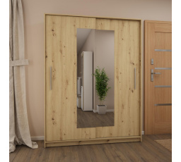 Šatní skriňa JULIE 150, Dub artisan