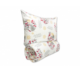 Vianočné predĺžené obliečky bavlna 140x220, 70x90cm Stella