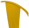 Hoker Paris Back 66cm žltý inšpirovaný Tolix