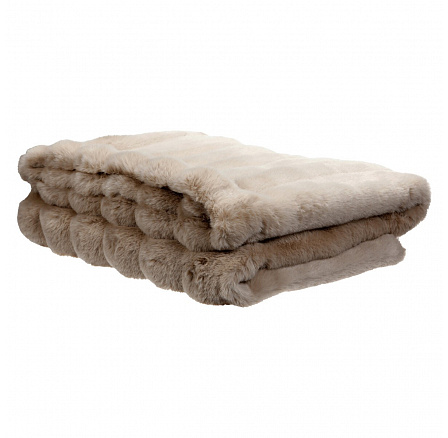 Deka - umělá kožešina, 100% polyester, khaki odstín, 127 x 152 cm Deka - umělá kožešina, 100% polyester, khaki odstín, 127 x 152 cm