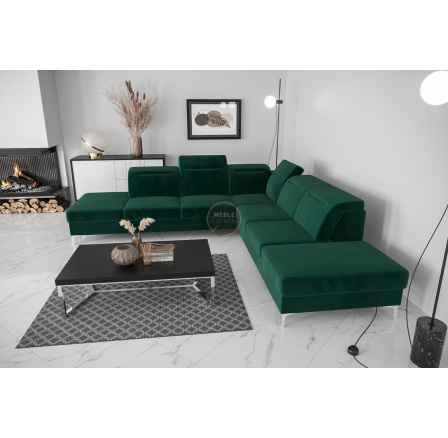 Rohová sedacia súprava OSLO MAX 295x295 - zelená, pravá Rohová sedacia súprava OSLO MAX 295x295 - zelená, pravá