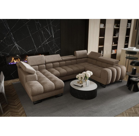 Rohová sedacia súprava ASPEN MAX II 195x350x170 cm - pravá, béžová Rohová sedacia súprava ASPEN MAX II 195x350x170 cm - pravá, béžová