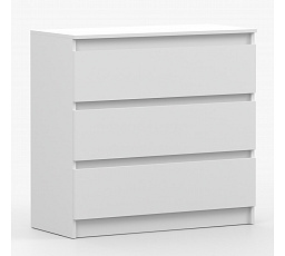 Komoda SOLO - 3S, Biely Mat