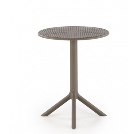 Okrúhly stôl CALVO, khaki Okrúhly stôl CALVO, khaki