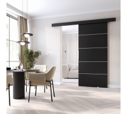 Posuvné dvere STANDART B70, čierne