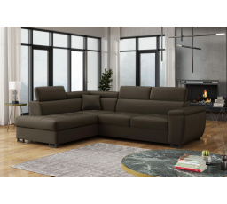 Rohová sedacia súprava Wiliam L hnedá