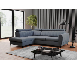 Pohovka Faria ľavá sivá