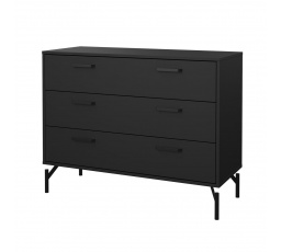 Komoda Danila 301, čierny mat