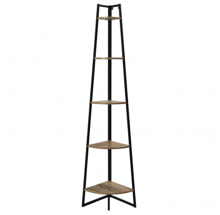 Rohový regál Corner II s 5 policami Rohový regál Corner II s 5 policami