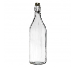 Sklenená fľaša 1L hladká