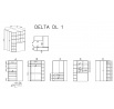 Skriňa DELTA - DL1