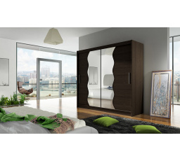 Šatní skriňa BERGER X, Choco