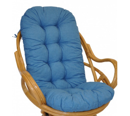 Vankúš na kreslo Swivel tyrkysové zvýraznenia