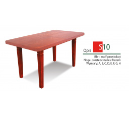 Stôl S10 160 x 90(2 x40)