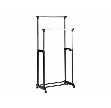 Vešiak NOVA II, chróm/čierna Vešiak NOVA II, chróm/čierna