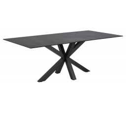 Stôl Heaven čierny 200x100