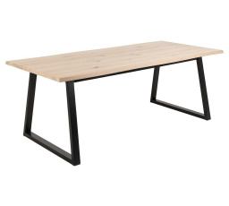 Stôl Malika dub bielený obdĺžnikový