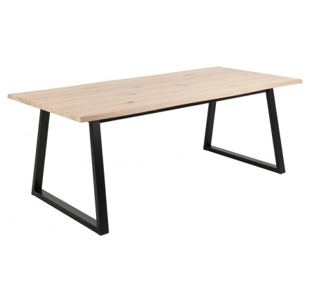 Stôl Malika dub bielený obdĺžnikový