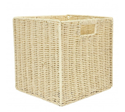 Pletená krabica/kôš do regálu