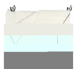 Koc Pled Sherpa biely s čiernym vzorom