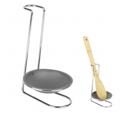 Stojan na lyžicu sivý