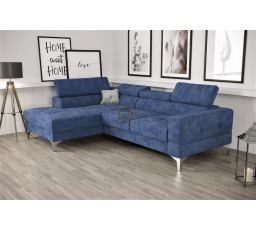 Rohová sedacia súprava TOSCANIA MINI s funkciou spania 170x250 cm - modrá, ľavá