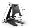 Hliníkový stojan na telefón na stôl, podstavec pod tablet X-Dock