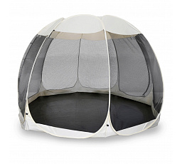 Pavilón CAMA 354 cm Záhradný Altán Béžový/Čierny
