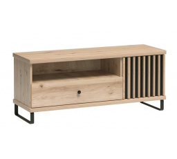 TV stolík CALI C-7, Artisan/čierny mat