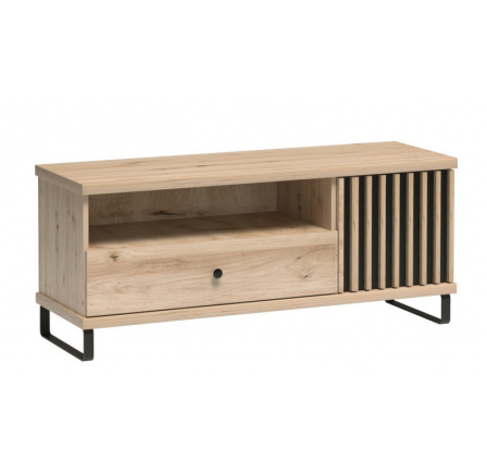 TV stolík CALI C-7, Artisan/čierny mat