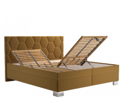 Posteľ Paloma 160x200, žltá