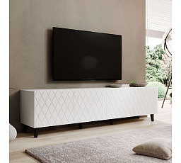 TV komoda ASTI, biela matná