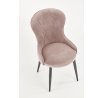 Jedálenská stolička K366 Velvet, Béžový Bluvel 40/Čierna