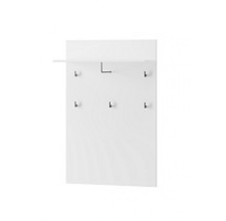SAMOA 20 (SELENE 20) - VEŠIAK - panel so závesmi - biely matný / biely lesk (SZ) (K150-Z)