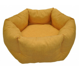 Posteľná bielizeň AXIN hexagon - žltý melír