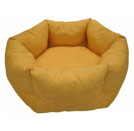 Posteľná bielizeň AXIN hexagon - žltý melír