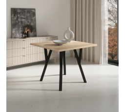 Stôl RODOS 84 Sonoma+Čierna