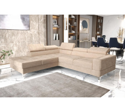 Rohová sedacia súprava TOSCANIA II priemer 30x250 - ľavá, béžová