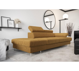 Sofa GALAXY II leňoška 235 cm - žltá, ľavá strana