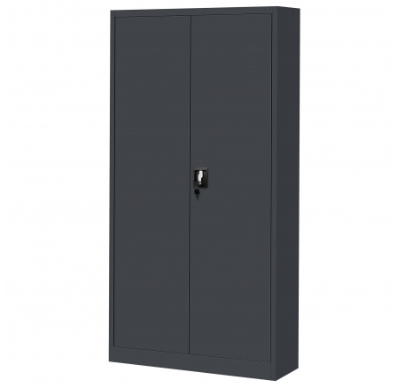 Dielenská skriňa DAREK, 920 x 1850 x 500 mm, antracitová