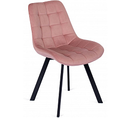 Stolička RICK Ružová Zamatová