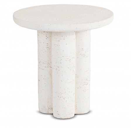 Stolík BROK 46 cm Krém/Béžový Moderný Stolík BROK 46 cm Krém/Béžový Moderný