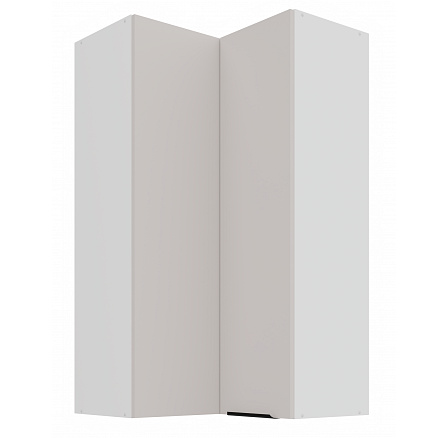 Horní rohová skříňka COMBO - 60x60 GN-108 2F (90°), Bílá/Kašmír