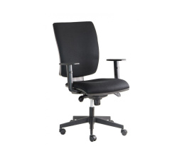Kancelárske kreslo LARA čierne s podrúčkami