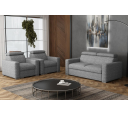 Sedacia súprava Petrit 3+1+1 Aragon sivá