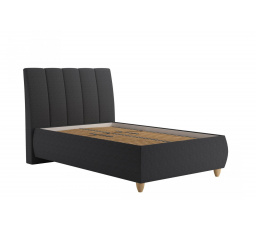 Posteľ Alison 120x200, tmavosivá